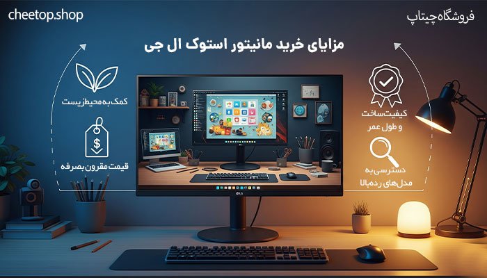 مزایای خرید مانیتور استوک ال جی